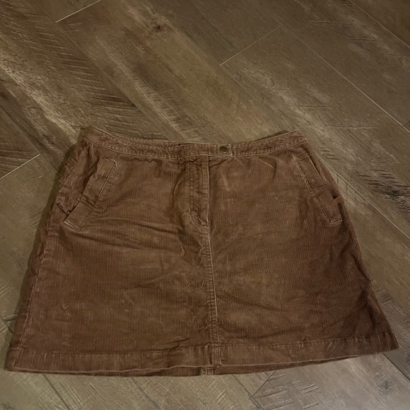 The Limited Womens Size 10 Brown Corduroy Mini Skirt - Picture 4 of 4
